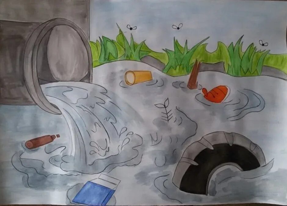 Рисунок берегу экологию. Экологический рисунок. Рисунок по теме экология. Экологический плакат. Рисунок на тему загрязнение воды.