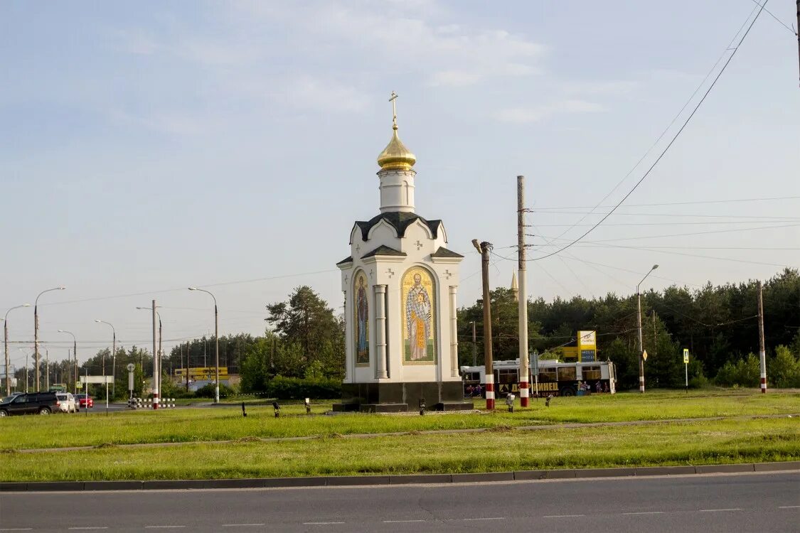 Дзержинск часовня. Церковь Дзержинск Циолковского. Город Дзержинск Нижегородская область. Часовня Дзержинск ДКХ.