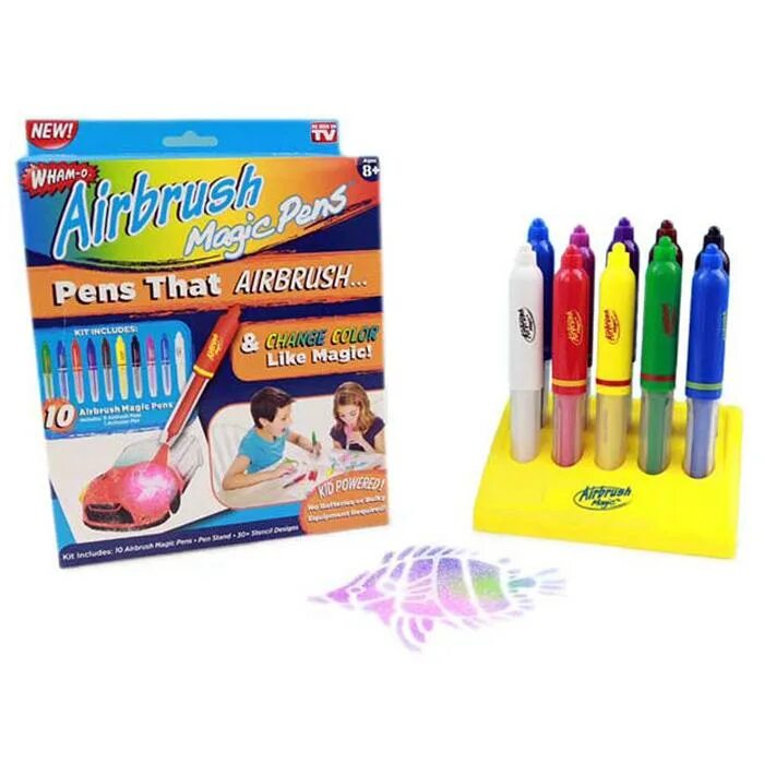 Фломастеры меняющие. Волшебные фломастеры airbrush magic pens. воздушные фломастеры -аэрографы airbrush magic pens. меняющие цвет фломастеры магик пенс. волшебные фломастеры magic pens (мэджик пенс).