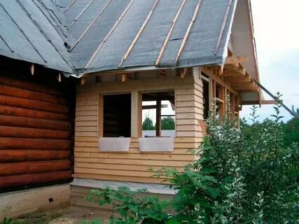 Бревенчатые пристройки