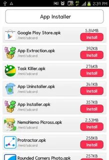 1 установить apk