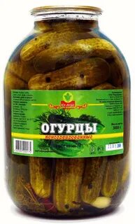 Соленый огурец консерва