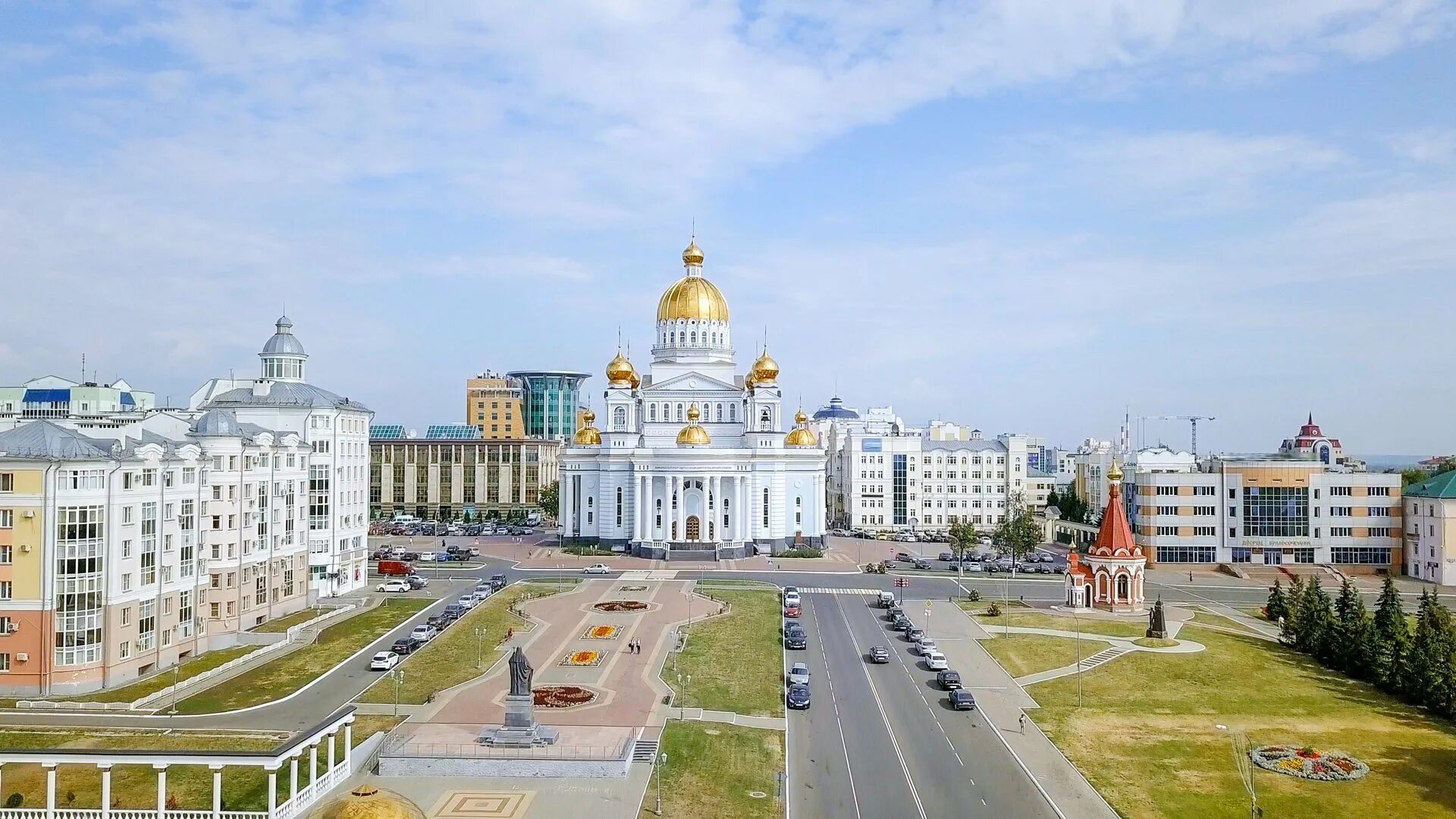 Саранск бывший. Соборная площадь саранск. столица мордовии саранск.
