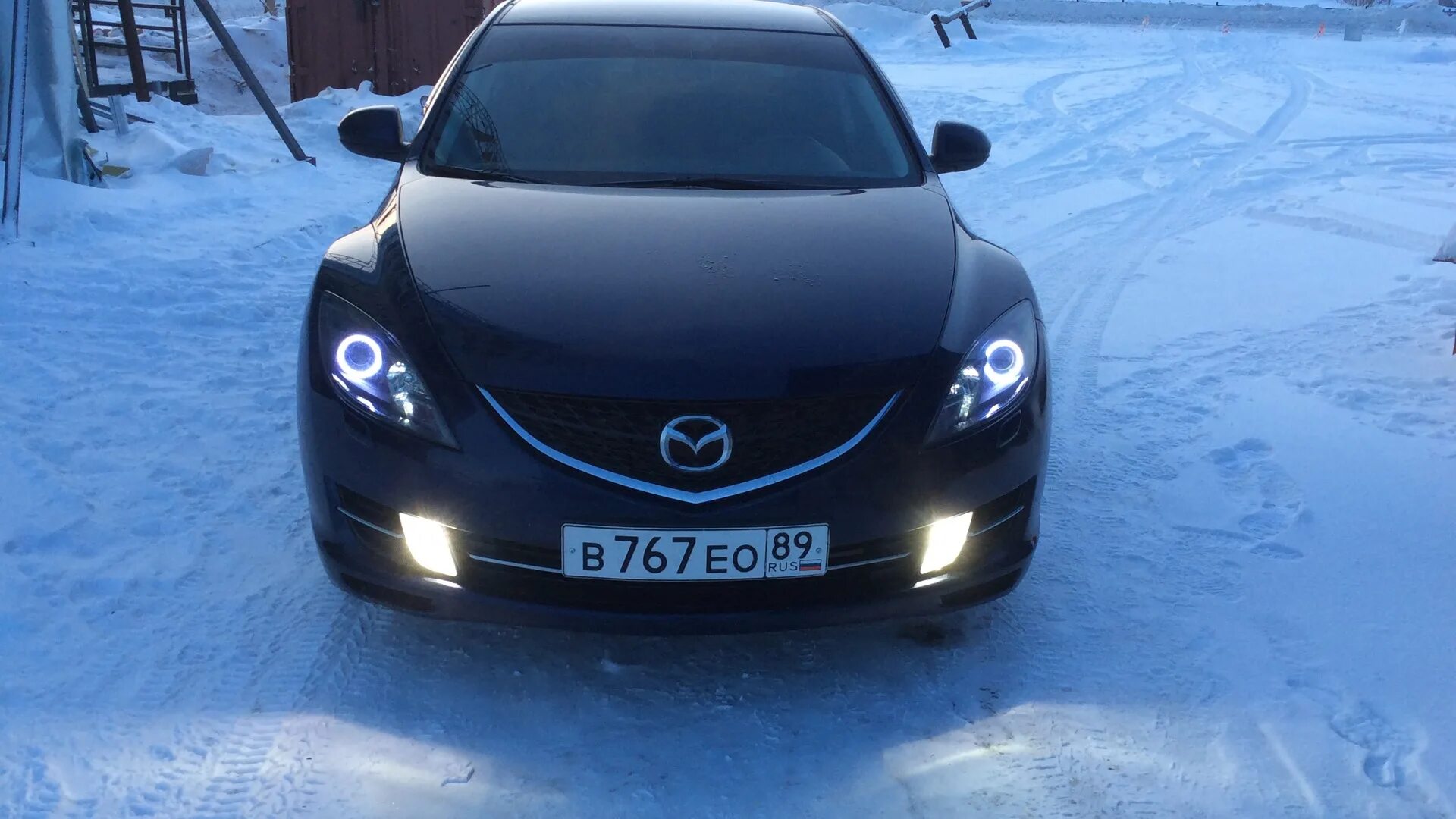 Мазда 6 gh 2008 купить. Мазда 6 GH. Ангельские глазки Мазда 6 GH. Mazda 6 GH ангельские глазки. Ангельские глазки Мазда 6 GH 2008.