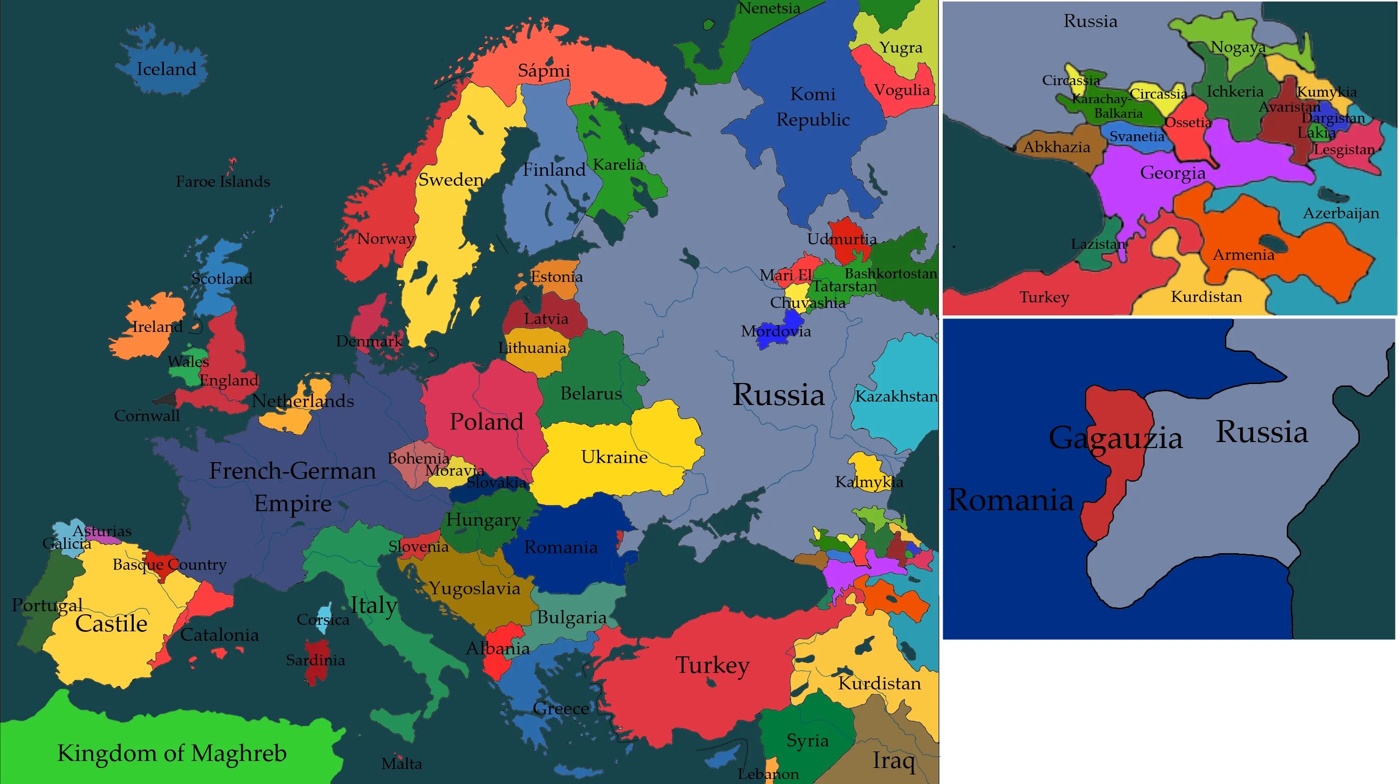 Изменения на политической карте европы. Политическая карта Европы 2023. Политическая карта Европы 2023 года. Королевства на карте Европы. Карта Европы будущего.