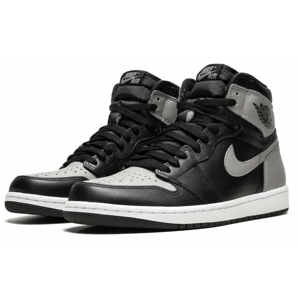 Джорданы 1 черные. Nike Air Jordan 1 Grey Black. Nike Air Jordan 1 Shadow Grey. Nike Air Jordan 1 High Shadow. Nike Air Jordan 1 Retro White Black.