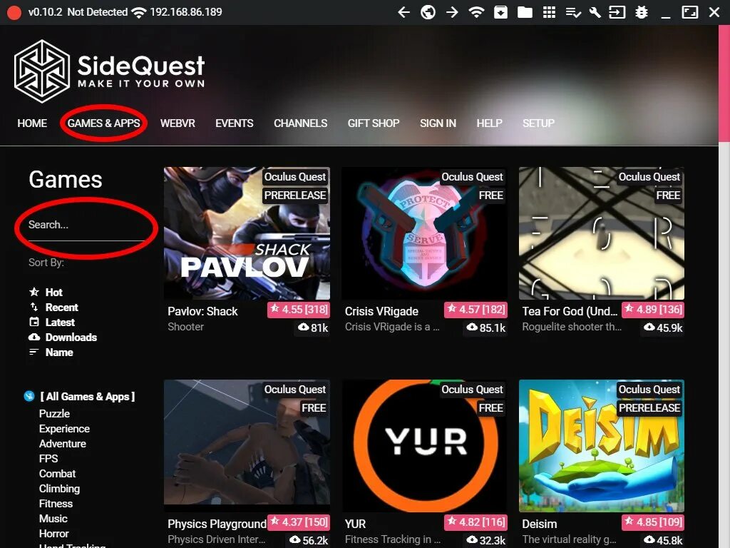 Как устанавливать игры на oculus 2. Магазин приложение oculus. oculus quest игры. окулус квест 2 игры. sidequest приложение.