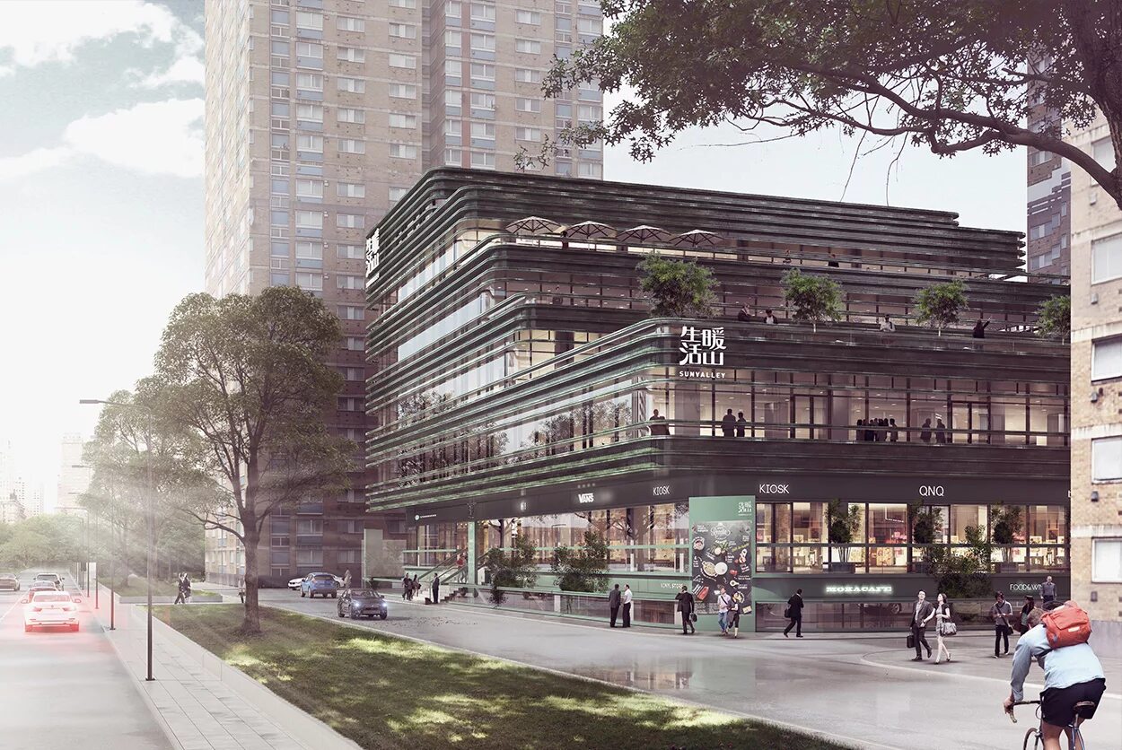 Mixed-use hotels. North bethesda, maryland music center. Ханькоу китай. Phipps plaza. Mixed use development.