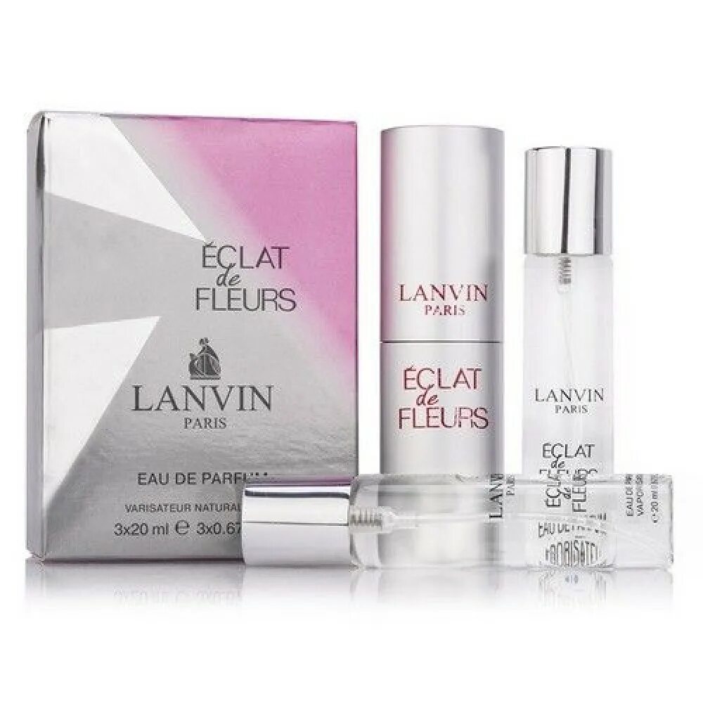 Эклат Флер Ланвин. Lanvin Eclat fleurs 3 20 мл. Eclat fleurs духи. Набор Ланвин эклат. Lanvin eclat fleurs