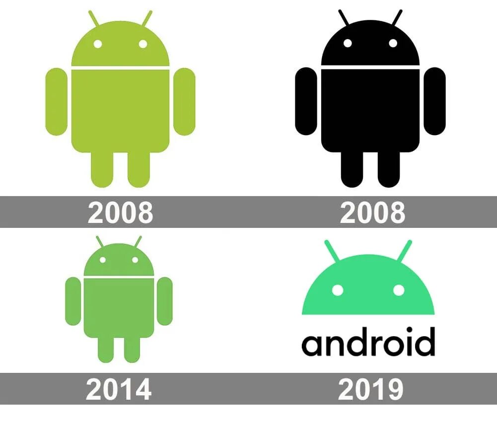 Андроид 14.0 5. Логотип андроид. эволюция android. эволюция логотипа android. логотип андроид 2019.