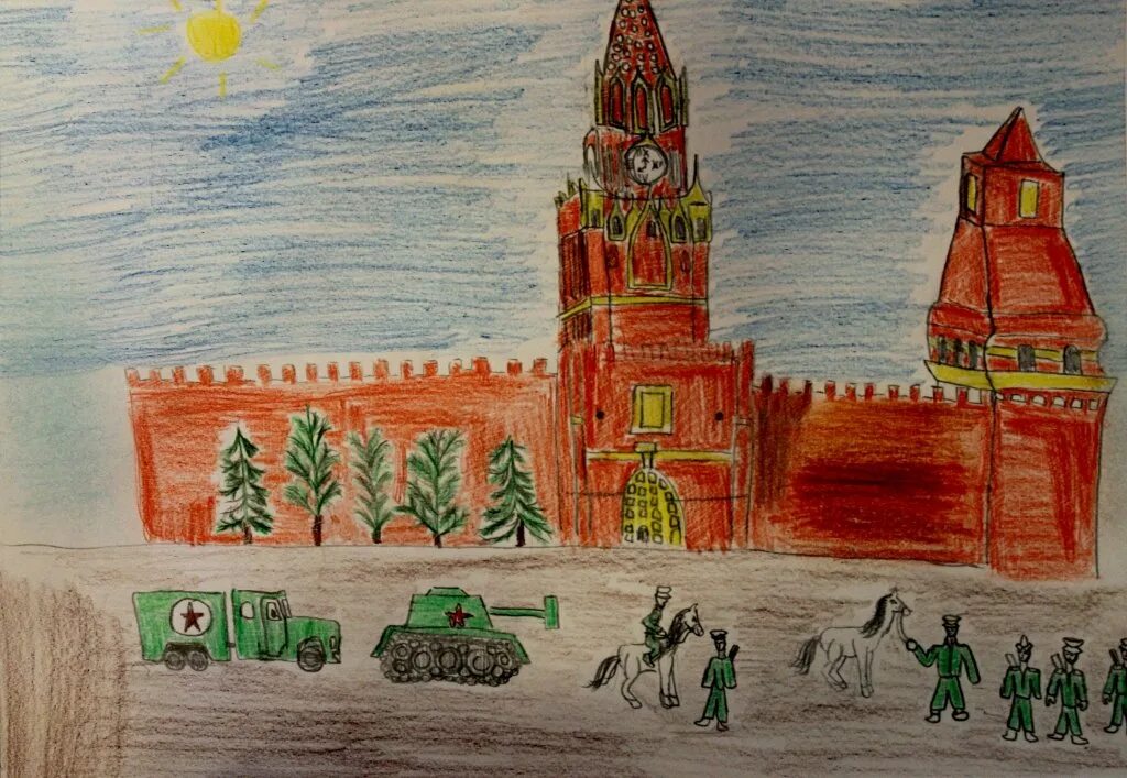 Рисование красной площади. Рисование парад на красной площади. красная площадь рисунок для детей. рисование москва город герой. рисунки красной площади детские.