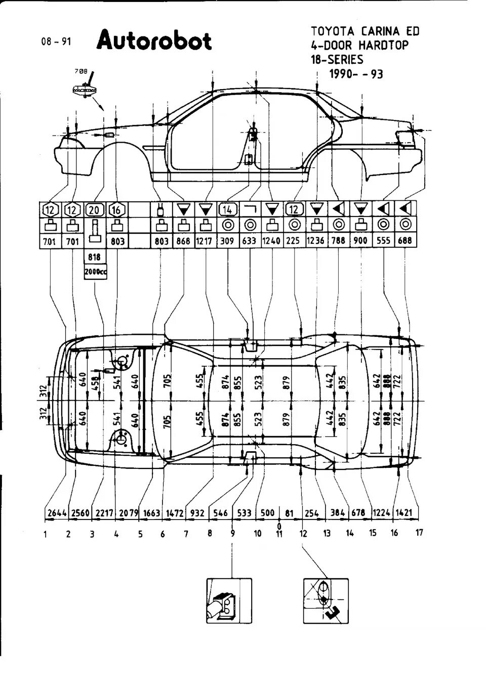 Toyota Carina at192 геометрия кузова. Геометрия кузова Toyota Carina ed st202. Габариты Toyota Carina 210.