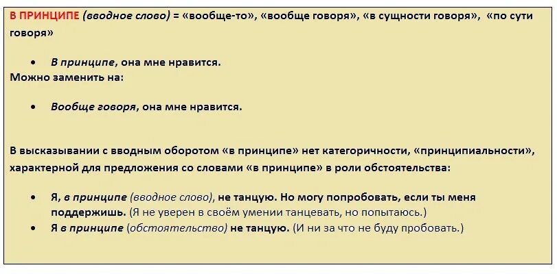 В принципе вводное. В принципе вводное слово. В принципе запятая. Выделяется ли в принципе запятыми.