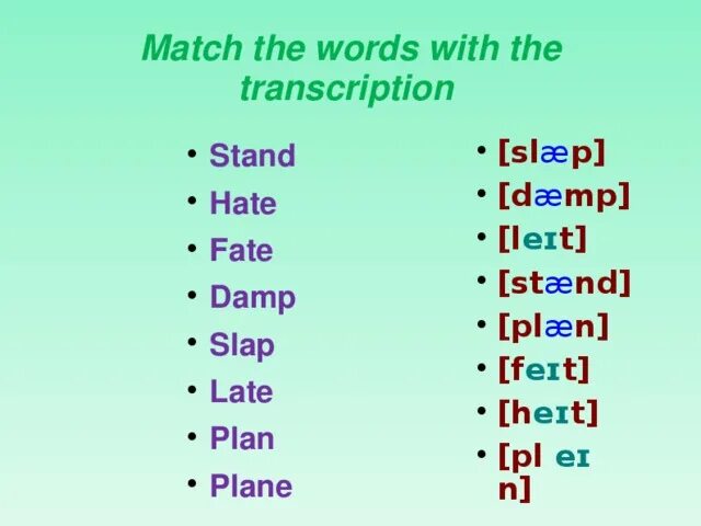 Match the words английский 7 класс. Words with Transcription. Транскрипция Worksheets. Worksheets транскрипция на английском. Transcription Worksheets.