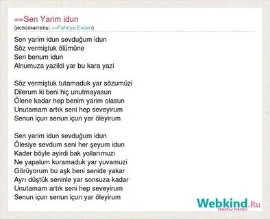 Sen yarim
