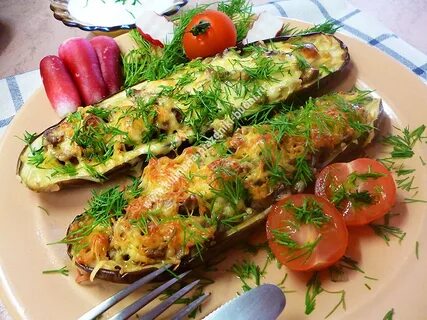 Рецепты баклажан фаршированных овощами