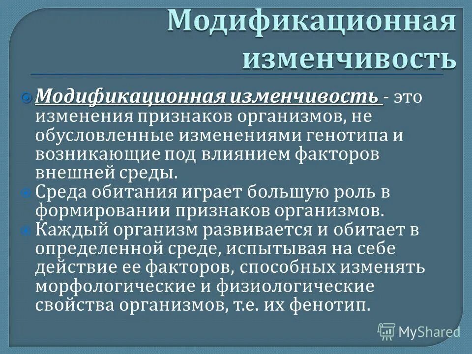 Что определяет развитие признака. Модификационная изменчивость. Модиф кационная изменчивость. Маликафиционная изменчивость. Можикафиционнач изменчивость..