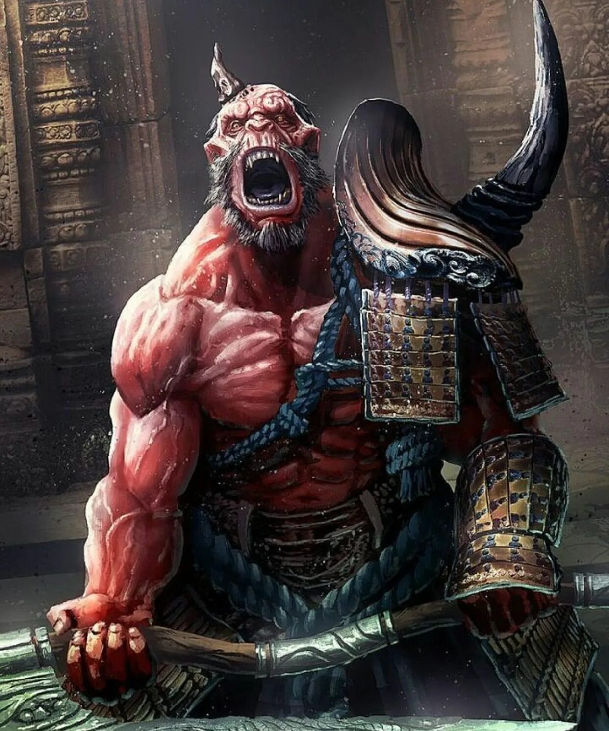 Cyberpunk 2077 демон самурай. Они демоны 2. Cyberpunk 2077 демон самурай. Они демоны 2. Демоны они арты.