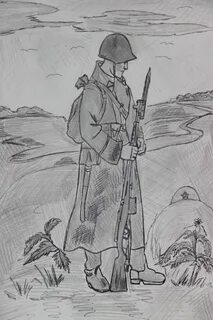 Как нарисовать про войну