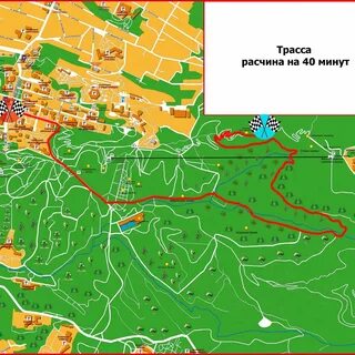 Маршруты на карте кисловодска
