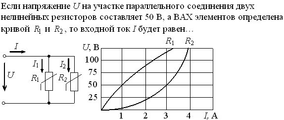 Напряжение u составит. Нелинейное сопротивление. нелинейные двухполюсники резисторы. вах нелинейного резистора. определить напряжение на вах нелинейных сопротивлений.