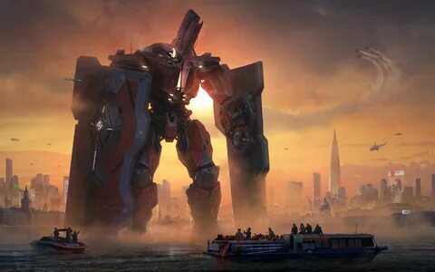 Pacific rim jaeger concept art