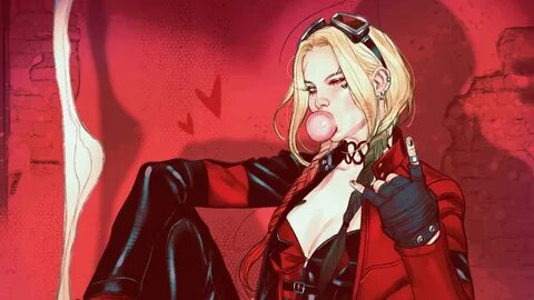 How to paint Harley Quinn using Photoshop 