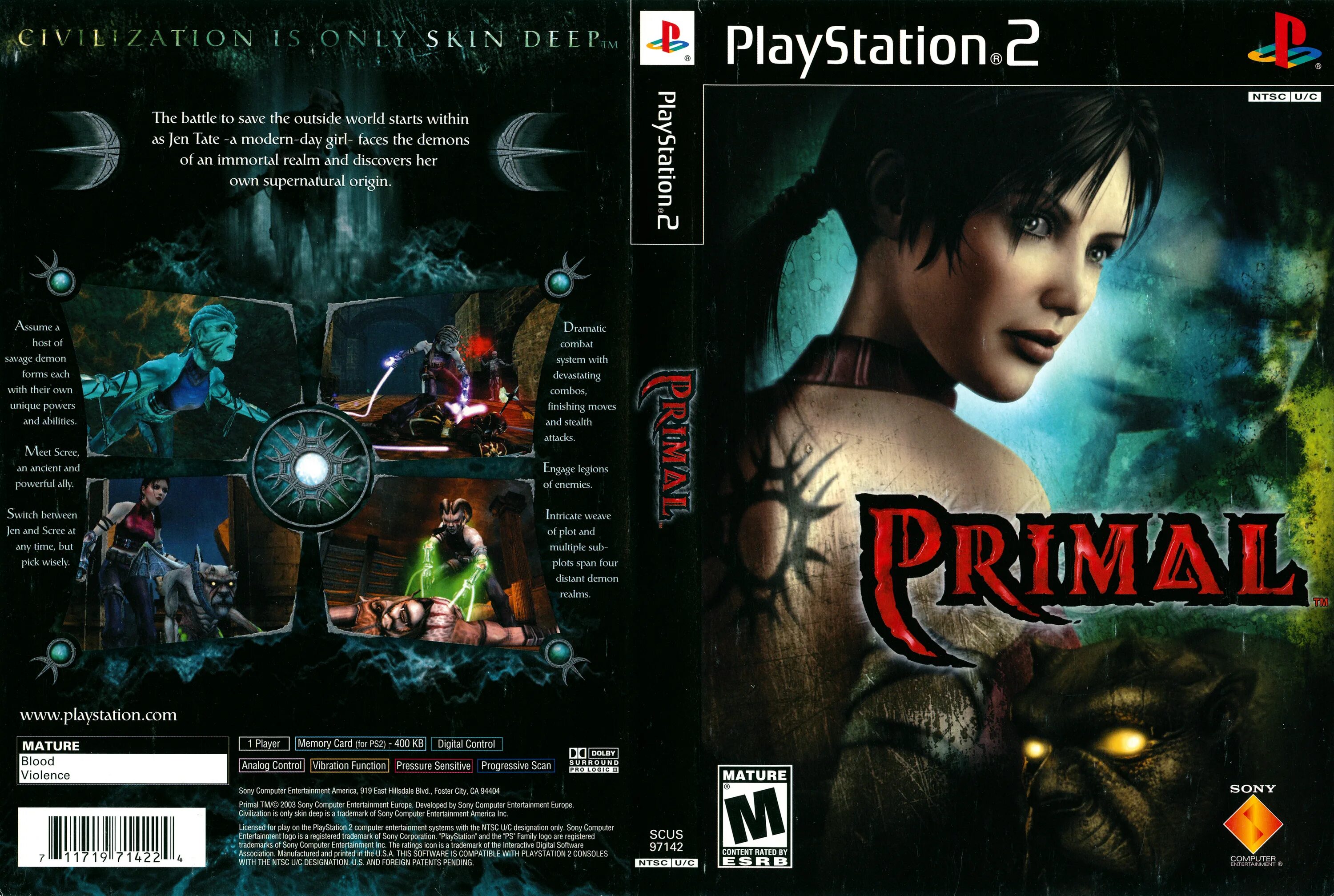 Примал плейстейшен 2. Ps2 диск примал. Primal ps2 обложка. Primal 2003. Ps2 игры русский язык