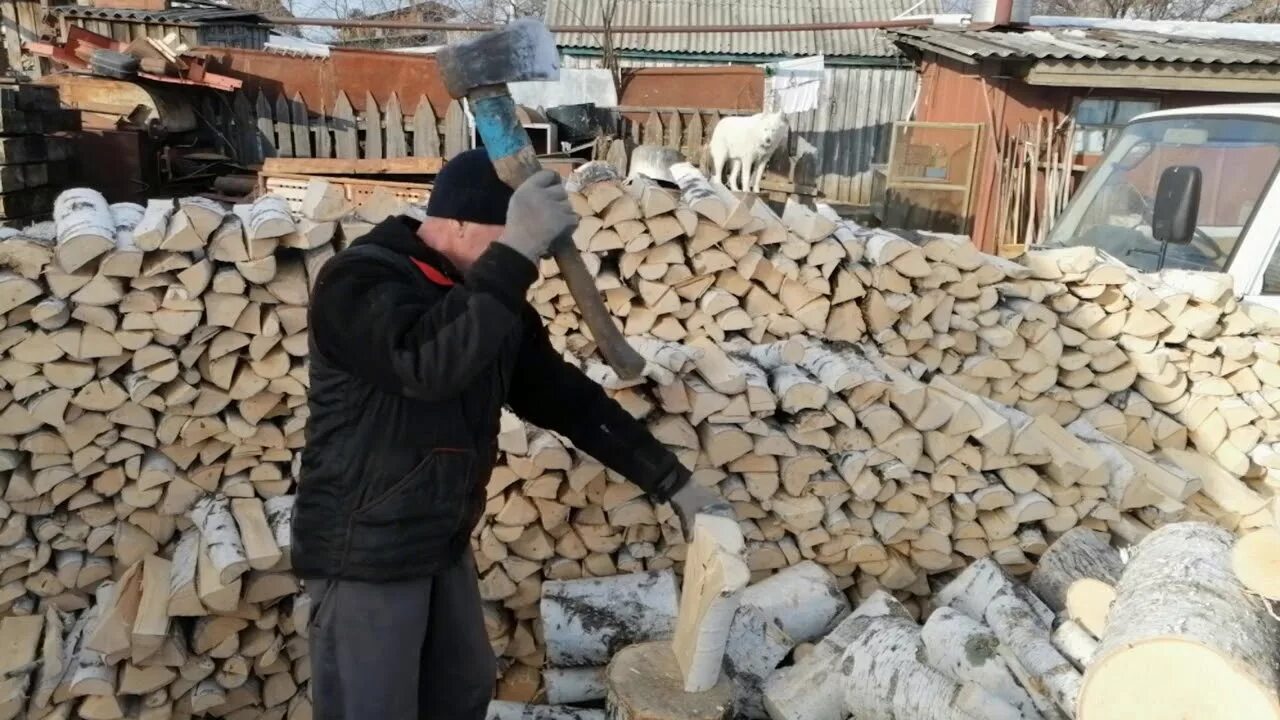Заготовка дров. Дрова поколи. Дрова пиленые. Мужик рубит дрова. Видео дрова.