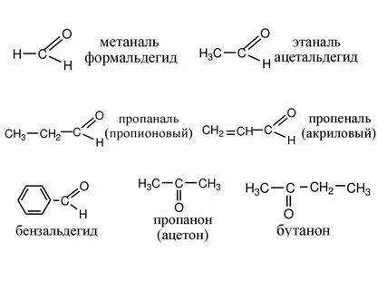 Формула карбонильной группы