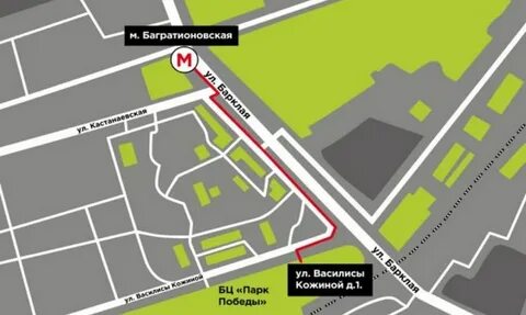 Пешком до метро парк победы