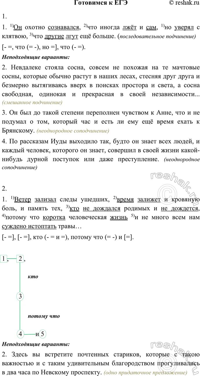 Готовимся к егэ 10 класс гольцова ответы. Готовимся к егэ 10 класс гольцова ответы