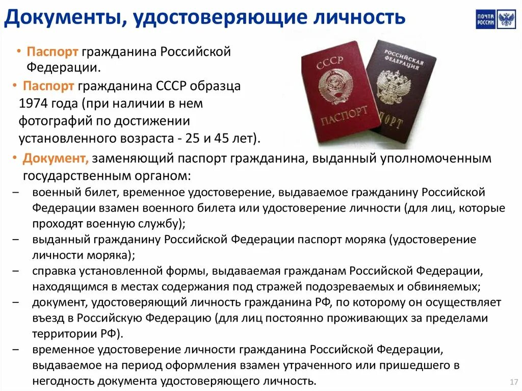 Гражданин рф может быть выдан. Список документов для удостоверения личности на территории РФ. Документы достоверущие личности. Документы удостоверяющие личность картинки.