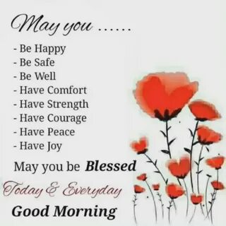 Be safe and happy