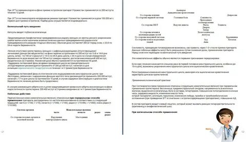 После отмены утрожестана
