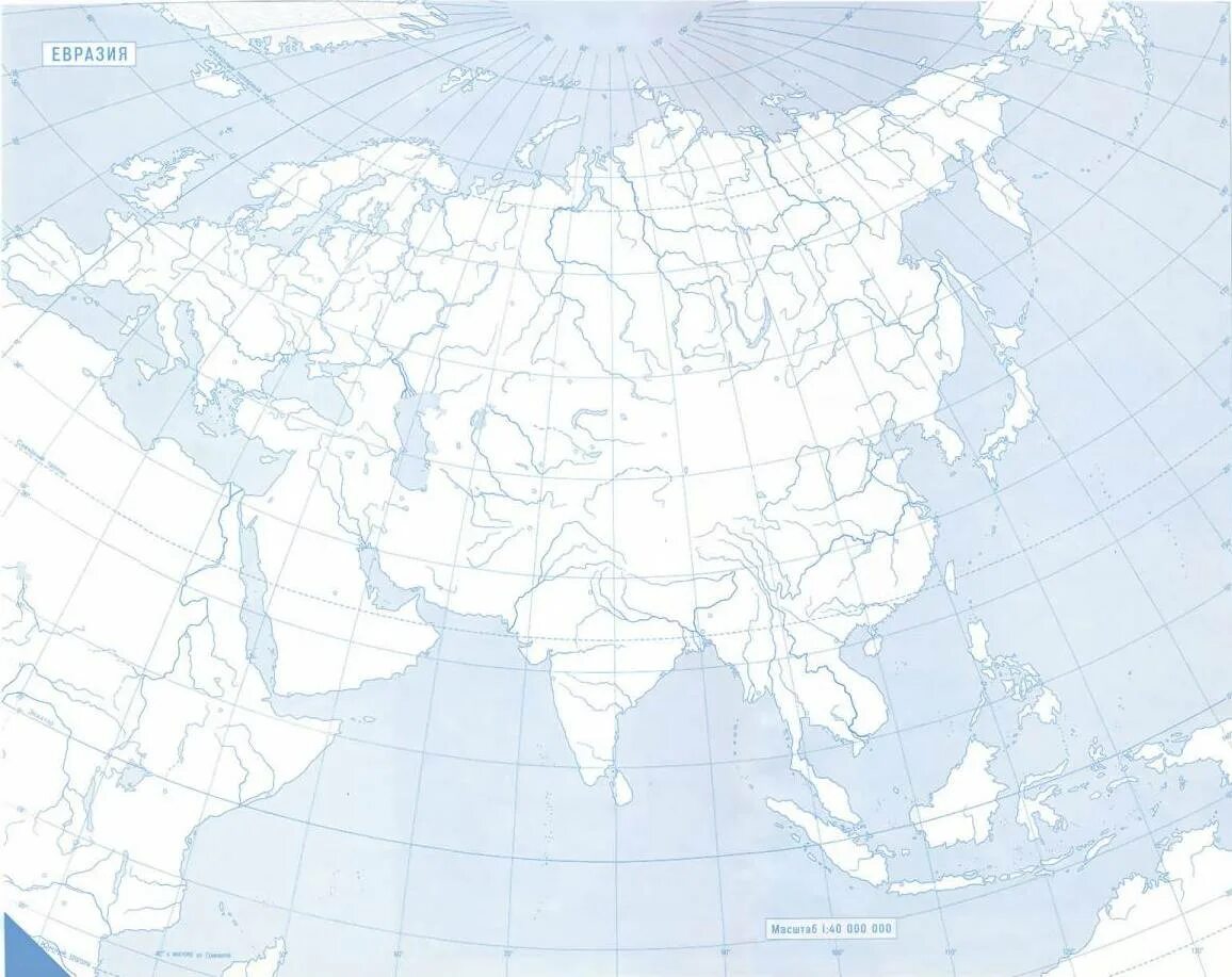 Физическая карта Евразии контурная карта. Политическая контурная карта Евразии. Физическая карта Евразии контурная карта для печати.