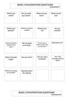 Conversation topics