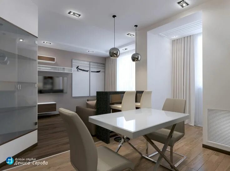 Дизайн интерьера в Усть-Каменогорске квартиры 50 кв.м 3dplan - проекты и дизайн 