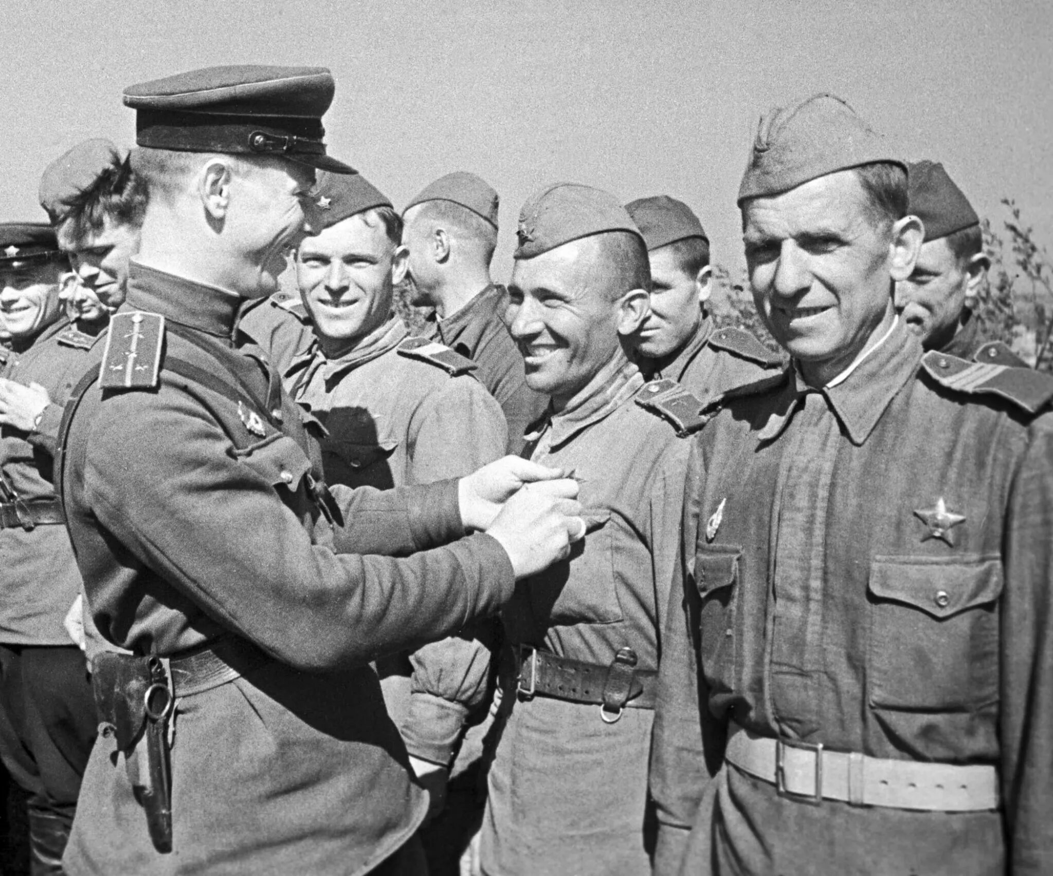 Военнослужащие в военное время. 1941-1945 Великая. Курская битва 1943.