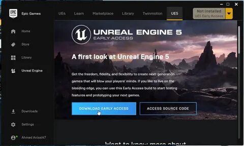 Unreal engine install
