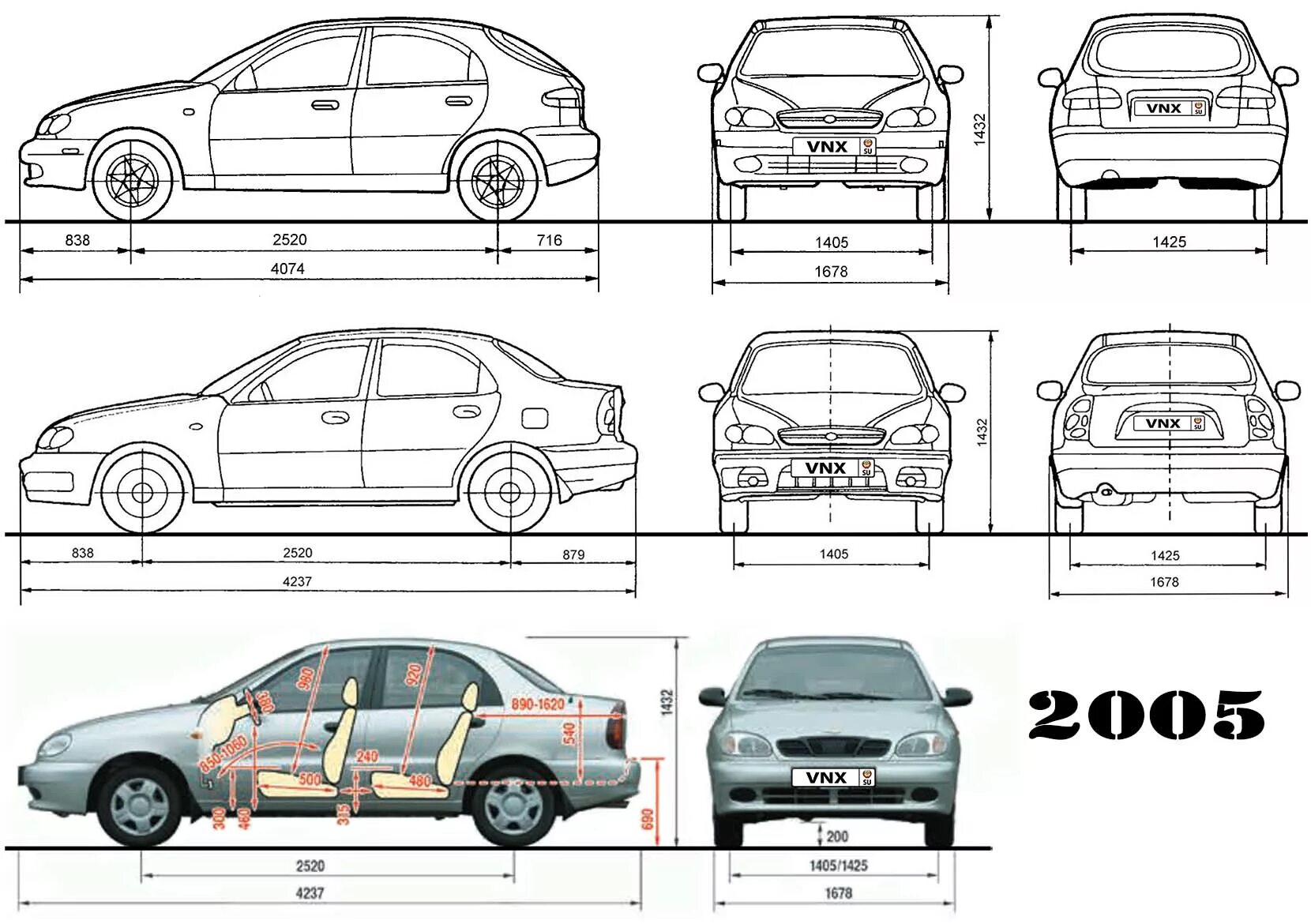 Характеристики салона автомобилей. Део Ланос хетчбек габариты. Daewoo lanos габаритный размер. Габариты Шевроле Ланос 2007. Габариты автомобиля Шевроле Ланос.
