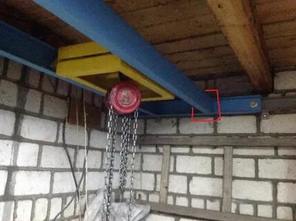 Кран балка в гараж своими руками
