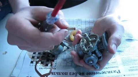 Регулировка карбюратора к60в