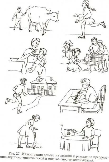 афазия упражнения после инсульта.