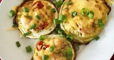 Рецепт фаршированных кабачков кольцами с фото