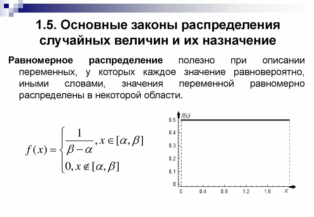 Равномерное распределение случайной величины график. Равномерное распределение случайной величины. График плотности вероятности равномерного распределения. Плотность равномерного распределения случайной величины. Случайная величина равномерно распределенная на отрезке