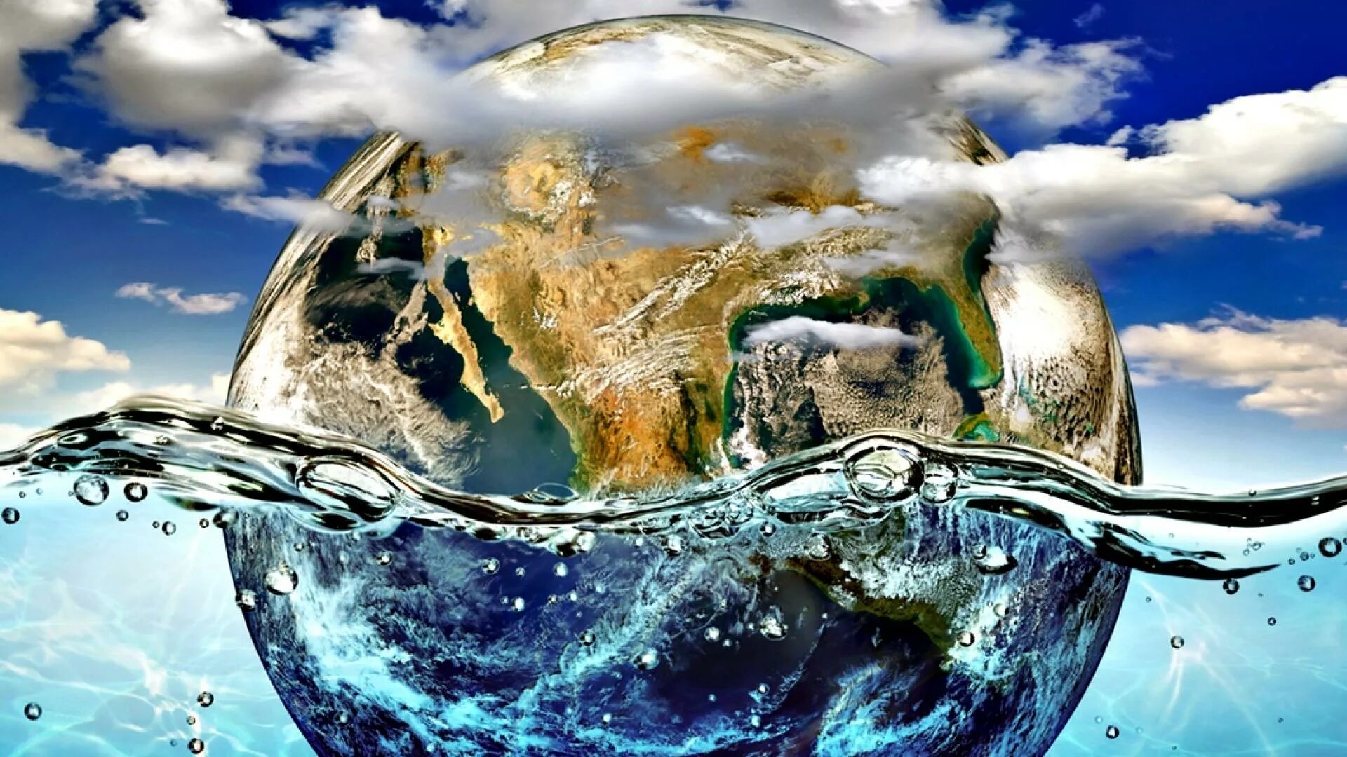 Покрытая водой часть земли. Земля покрыта водой. Чистая вода на планете. Охрана водных ресурсов картинки. Земля покрыта водой для детей.