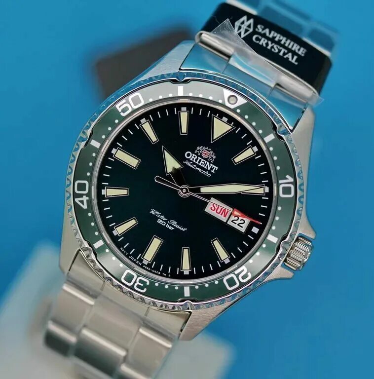 Водонепроницаемый ориент мужские. Orient Mako 3. Часы Orient Mako 3. Orient Mako 3 Green. Orient Mako 3 kamasu.