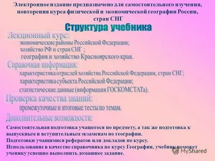 Доклады учащихся