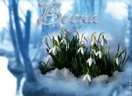 Гифки с началом весны